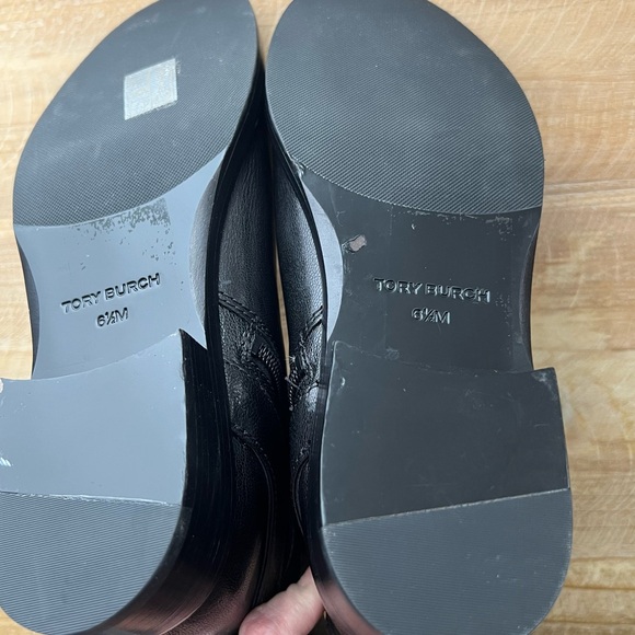 New Tory Burch Perrine Leather Ankle Boot in Black Size 6.5 - Picture 11 of 11